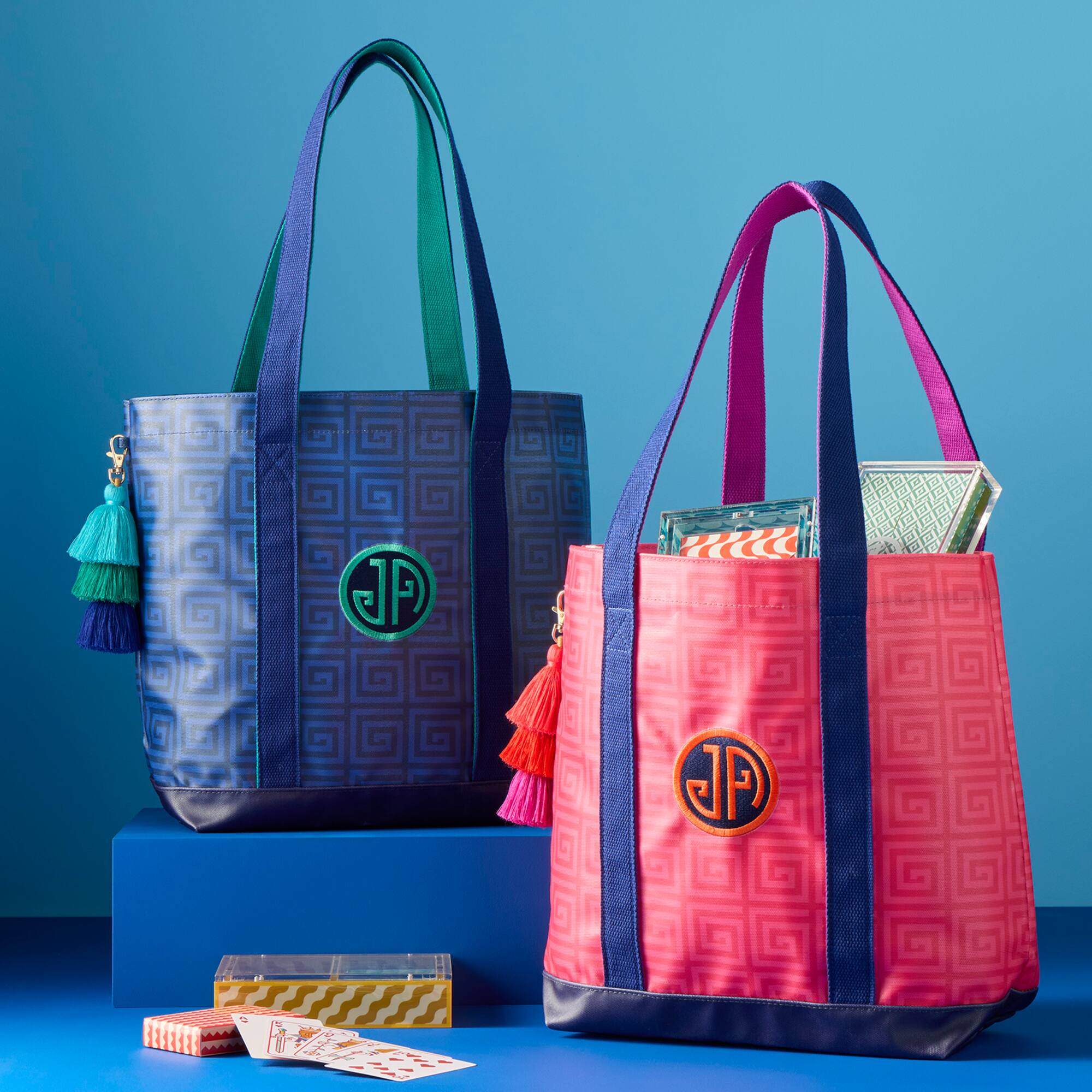 Jonathan Adler x Michaels Greek Key Mini Tote